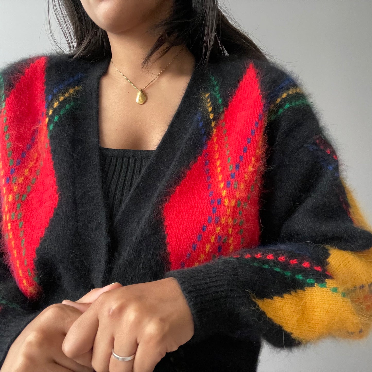 Vintage Angora Cardigan