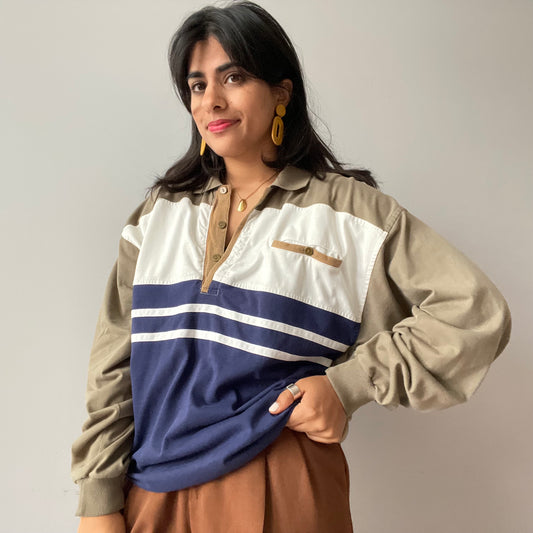 Vintage Members Only Rugby Shirt