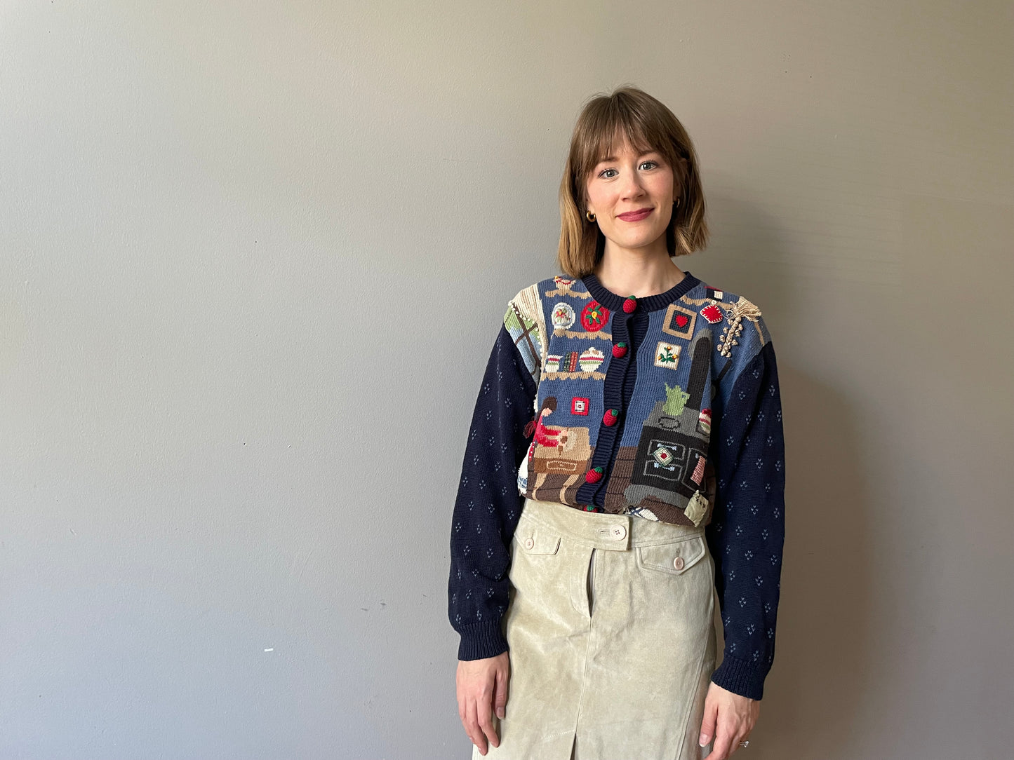 Vintage Baker's Knit by Susan Bristol (Size S)