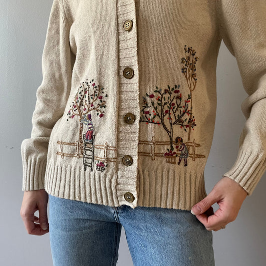 Vintage Apple-Picking Cardigan (Size M)