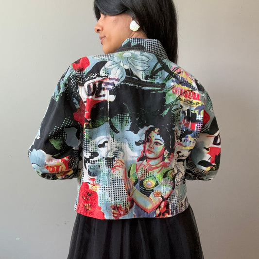 Vintage Desi Inspired Light Jacket (XS/S)