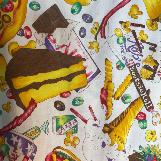 Vintage Dessert Print Shirt (Men's Medium/Large)