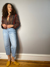 Load image into Gallery viewer, Vtg Silk Cropped Open Jacket (Small/Medium)
