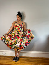 Load image into Gallery viewer, Modern Pinup Print Dress (Size XL/2XL)
