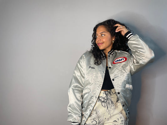 Vintage Kraft Bomber Jacket (Medium)