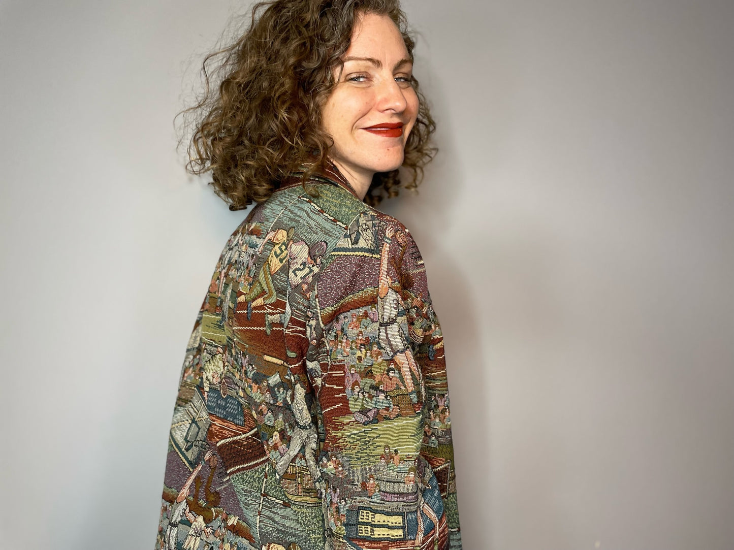 Vintage Sports Tapestry Blazer (Men's M)