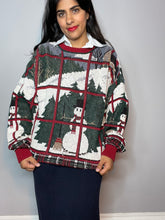 Load image into Gallery viewer, Christmas Window Scene Sweater - Men&#39;s L/XL
