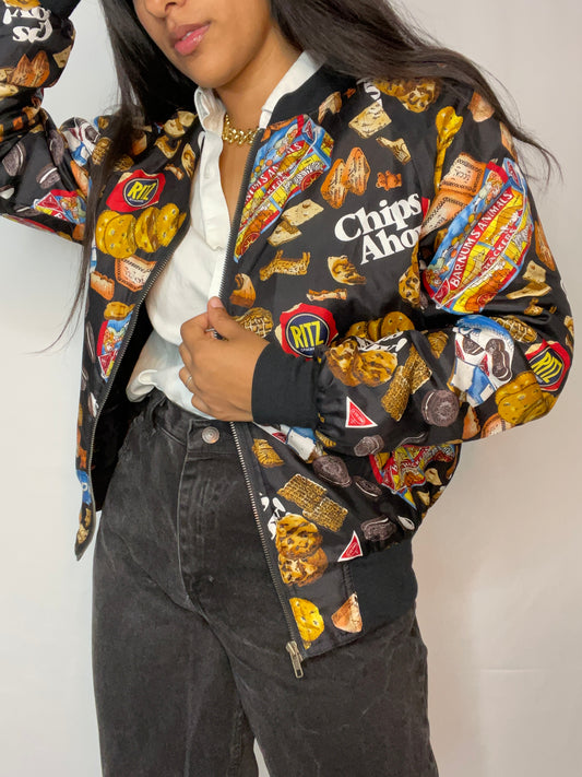 Rare Nabisco Themed Silk Bomber (L/XL)