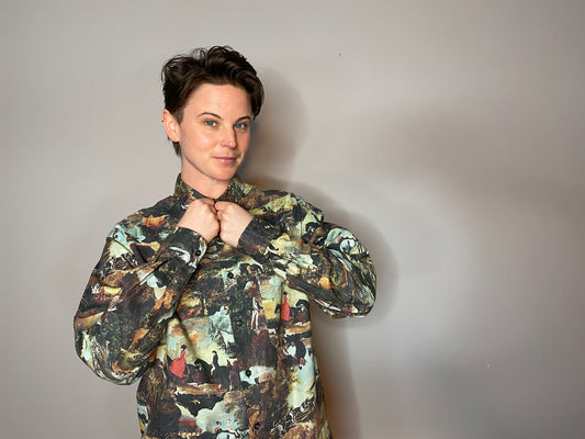 Vtg Liz Claiborne Scenic Button Down (M)