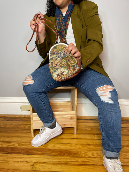 Tapestry Oversized Scenic Coin Purse