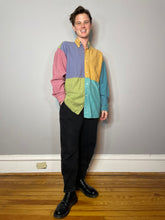 Load image into Gallery viewer, Vtg Pastel Colorblock Shirt (Men&#39;s M)
