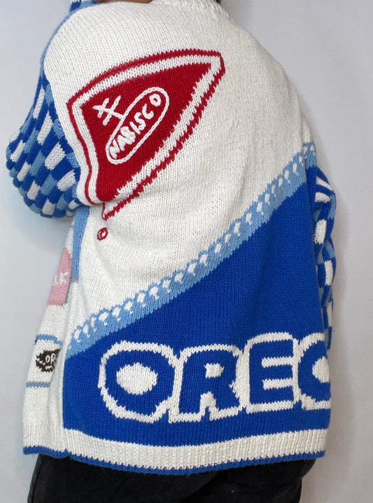 Rare Vtg Milk & Oreo Knit (Medium)